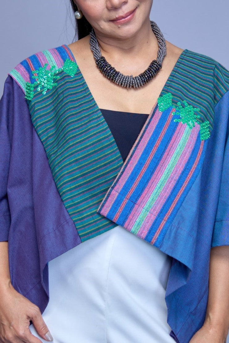 Makulay Heritage Poncho in Negros and Isabela Weaves