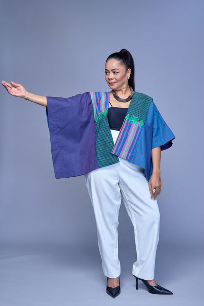 Makulay Heritage Poncho in Negros and Isabela Weaves