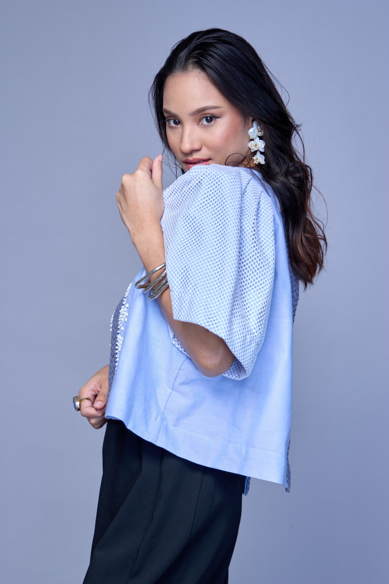 Alon Top with Kabangkalan 100% Cotton Weave