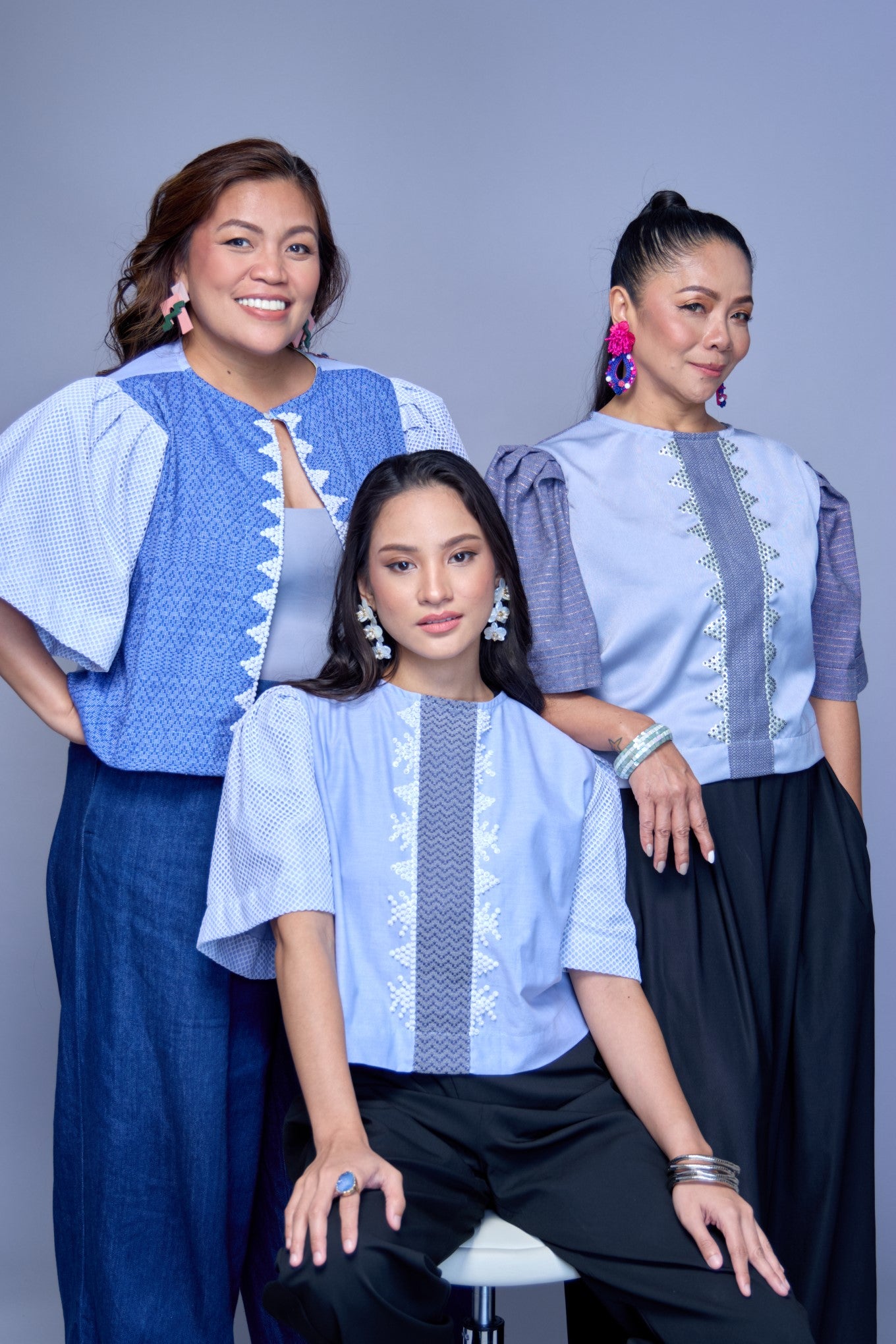 Alon Top with Kabangkalan 100% Cotton Weave