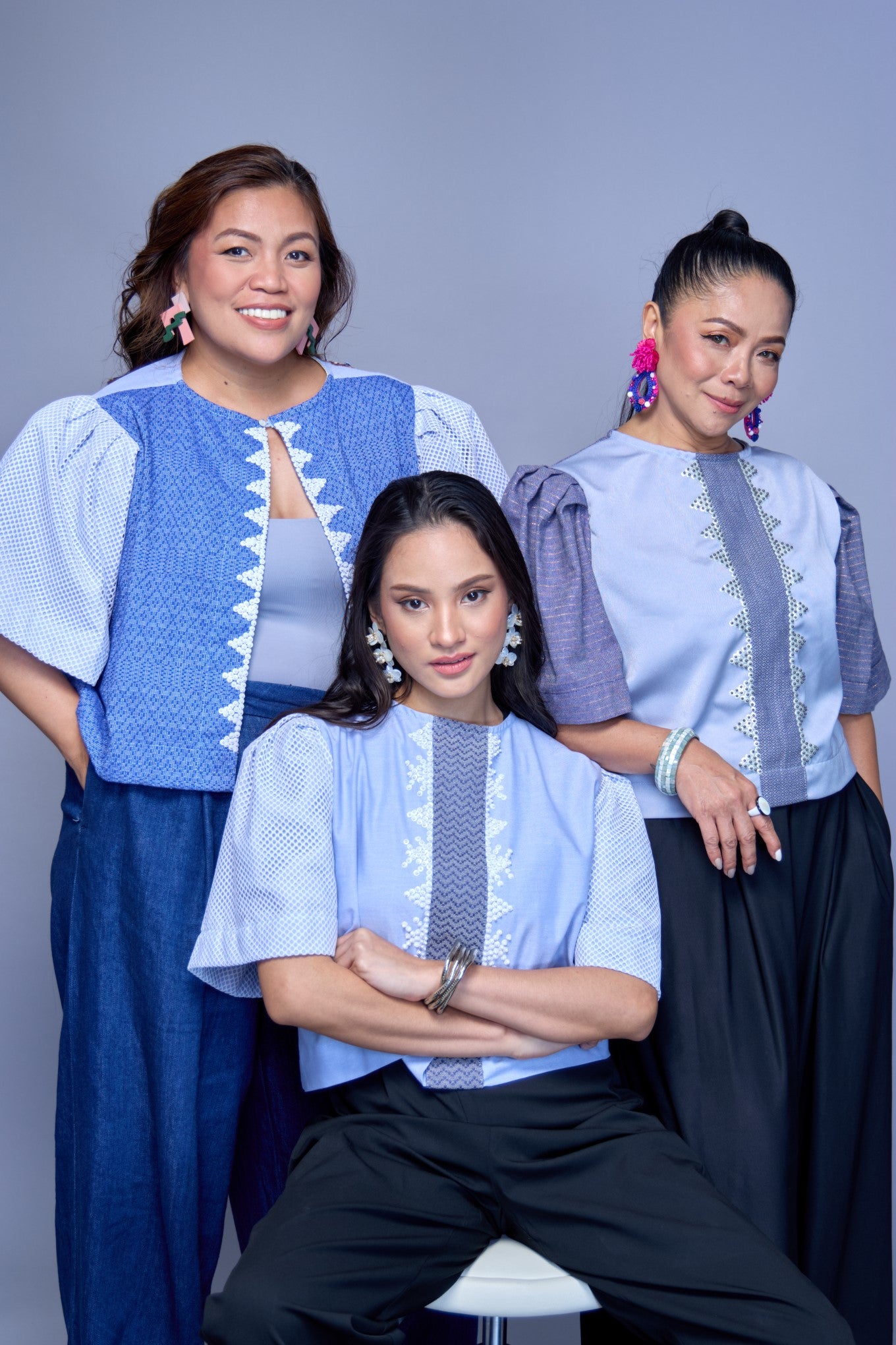 Alon Top with Kabangkalan 100% Cotton Weave