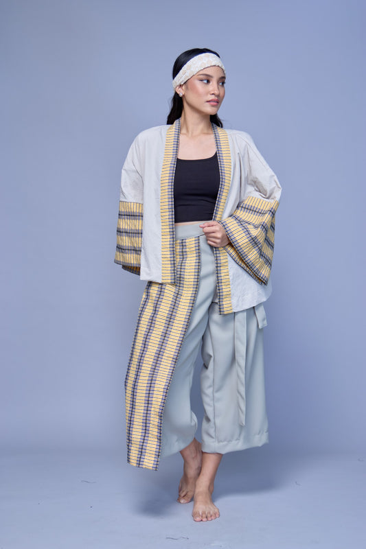 Matatag Kimono and Pants  with Checkered Binakol of Abra