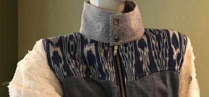 Bida Bida Ulap Jacket in Cotton Tnalak of T'boli