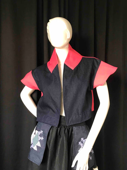 We Got your Back Bolero in Dark Blue