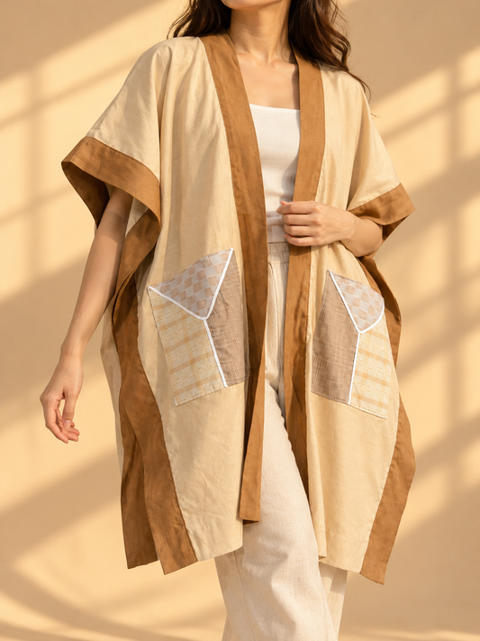GLAMOROSA COVER UP IN EARTH WITH NORTHERN WEAVES