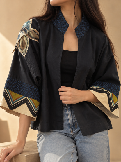 NAG IISA WALANG KATULAD IN BLUE WITH KUNDIMAN AND  FLOPRAL APPLIQUE