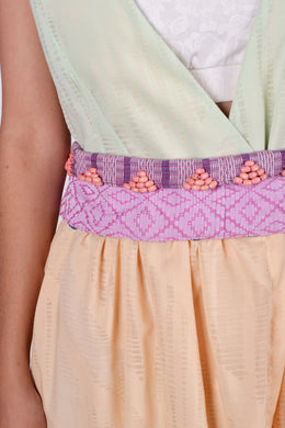 Kaimito Mahangin Summer Dress with Reversible Beadwork Belt