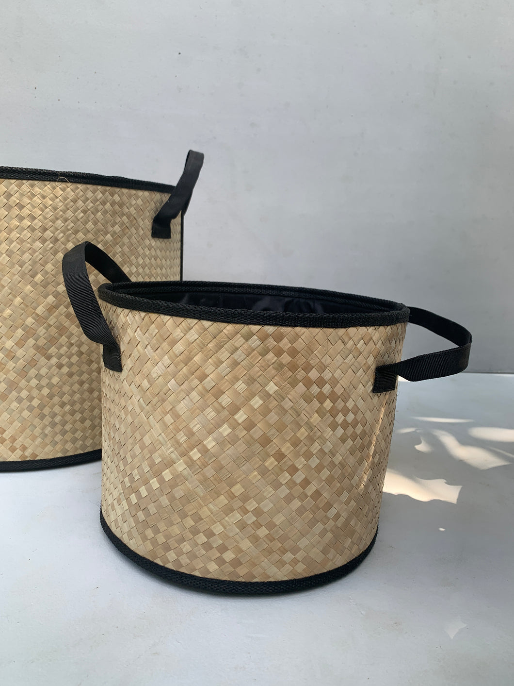 Zen Pandan Round Planter Basket