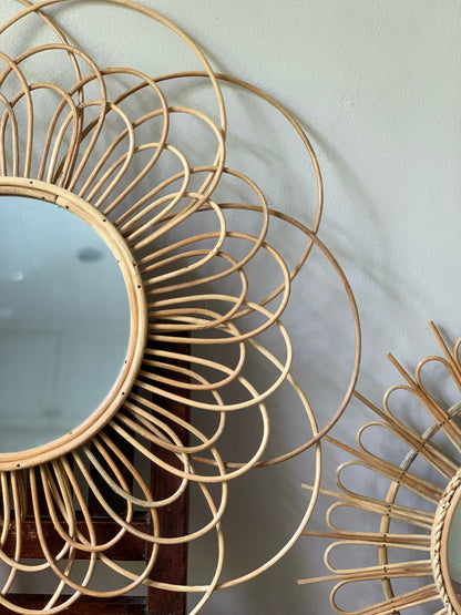 Mother Lily Rattan Mirror