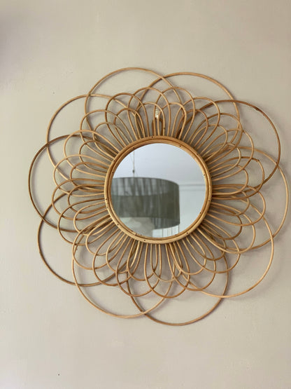 Mother Lily Rattan Mirror