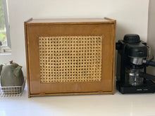 Load image into Gallery viewer, Solihiya Bread Box in Natural Mahogany Finish