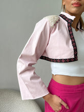 Load image into Gallery viewer, Mahiyain Konti Crop Kimono with Hand Embroidery