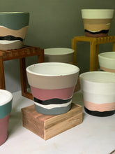 Load image into Gallery viewer, Mud Drive Hand Painted Clay Pot