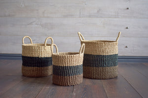 Maharlika Set of 3 Abaca Planter/Organizer Baskets