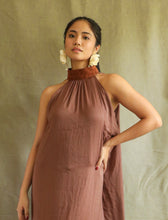Load image into Gallery viewer, Iced Chocolate Mocha Flowy Dress