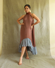 Load image into Gallery viewer, Iced Chocolate Mocha Flowy Dress
