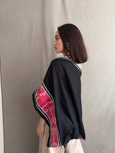 Queen of the South Poncho with Panaginip T'nalak Weaves