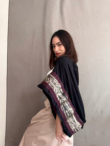 Queen of the South Poncho with Panaginip T'nalak Weaves